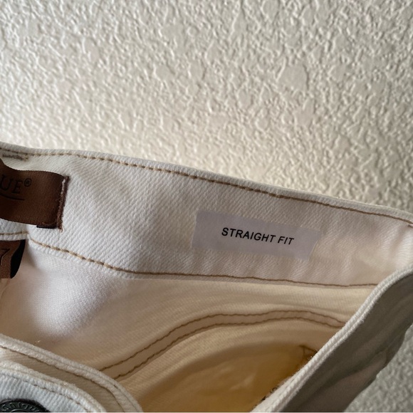 JUDY BLUE MASIE HIGH RISE STRAIGHT ECRU - Picture 12 of 14